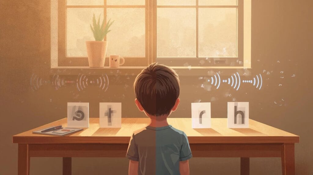 طفلي يخلط بين الحروف المتشابهة
