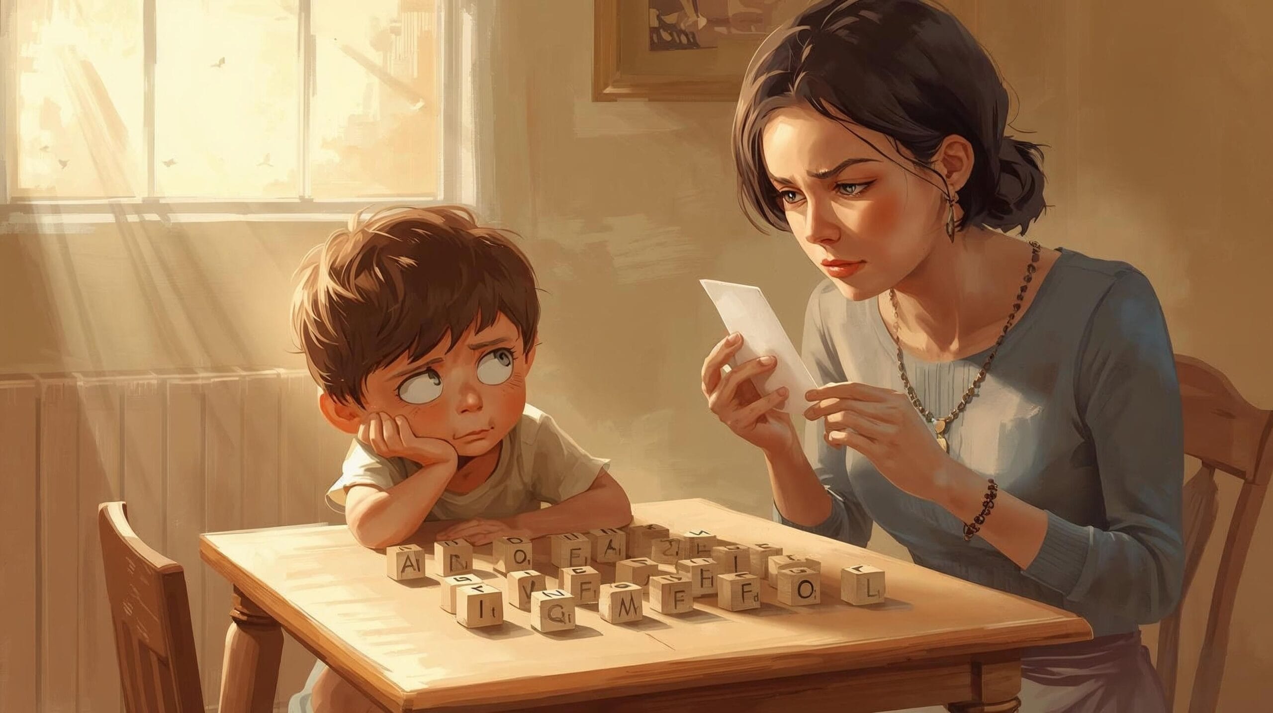 طفلي يرفض تعلم الحروف